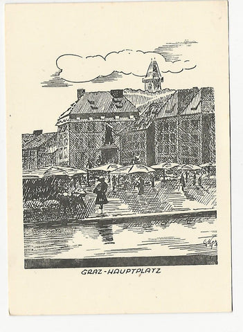 AK Graz - Hauptplatz.