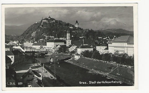 AK Graz. Stadt der Volkserhebung. (1938)