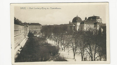 AK Graz - Karl Ludwig-Ring m. Opernhaus. (1919)