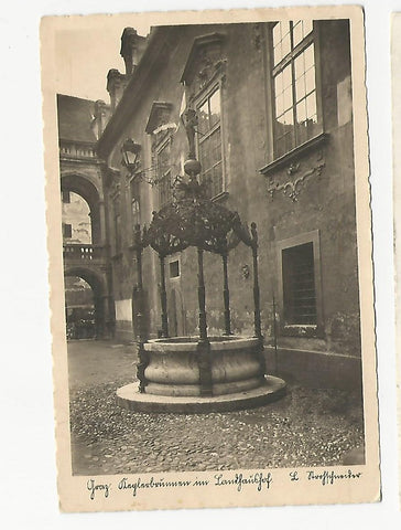 AK Graz. Brunnen im Landhaushof. (1932)