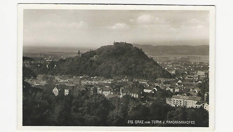 AK Graz vom Turm des Panoramahofes. (1938)