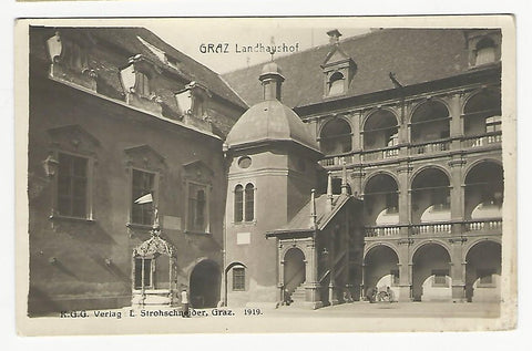 AK Graz. Landhaushof. (1919)