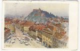 AK Graz, Hauptplatz, Sackstraße. (1921)