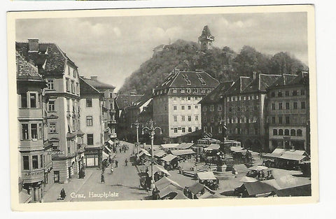 AK Graz, Hauptplatz. (1951)