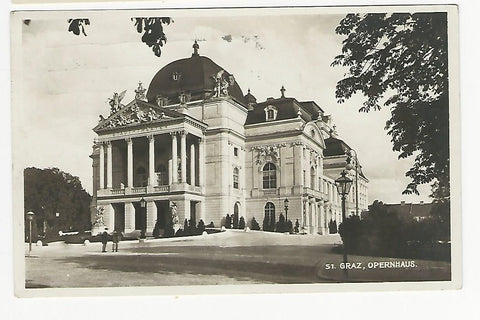 AK Graz, Opernhaus. (1932)
