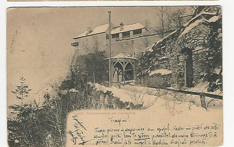 AK Graz. Castell. Türkenbrunnen am Schlossberg. (um1899)