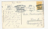 AK Graz vom Murquai mit Schloßberg. Gelaufen mit Sonderstempel Grazer Messe 1924 Jagd- u. Sportausstellung.