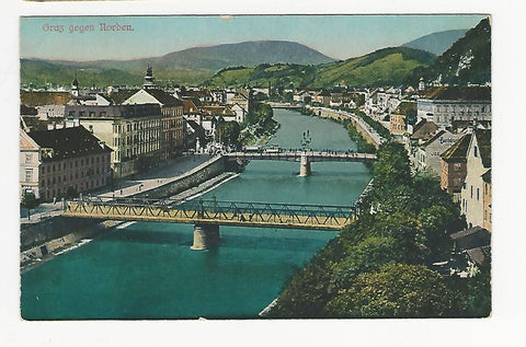 AK Graz gegen Norden (1917)