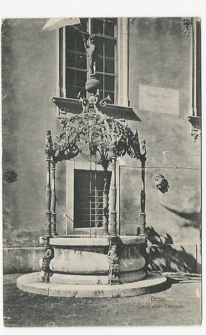 AK Graz. Landhaus-Brunnen.