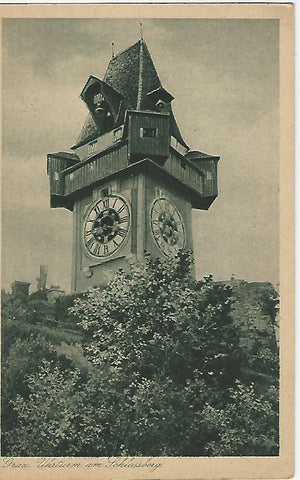 AK Graz. Uhrturm am Schlossberg.