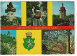 AK Grüsse vom Schlossberg in Graz.