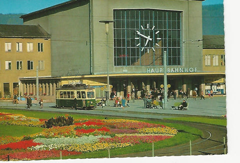 AK Graz. Hauptbahnhof.