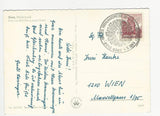 AK Graz. Blick vom Schloßberg gegen Süden. Gelaufen mit Sonderstempel Grazer Frühjahrsmesse am 4.5.1969.