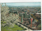 AK Graz. Blick vom Schloßberg gegen Süden. Gelaufen mit Sonderstempel Grazer Frühjahrsmesse am 4.5.1969.