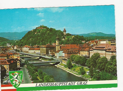 AK Graz. Blick zum Schloßberg.