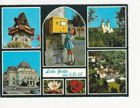 AK Liebe Grüße aus Graz.