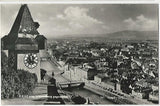 AK Graz vom Schloßberg gegen Süden.