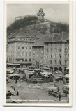 AK Graz. Hauptplatz mit Schloßberg. (1949-50)