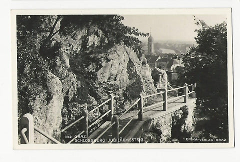 AK Graz. Schlossberg. Jubiläumssteig. (1930)
