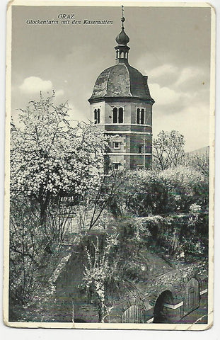 AK Graz. Glockenturm mit den Kasematten.