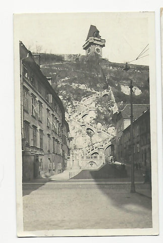 AK Graz. Kriegssteig am Schloßberg.