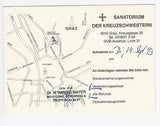 Werbe-AK Graz. Sanatorium der Kreuzschwestern. Kreuzgasse 35.