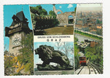 AK Gruss vom Schlossberg. Graz.