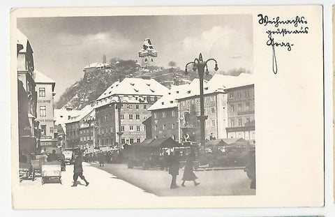 AK Weihnachtsgrüsse aus Graz.