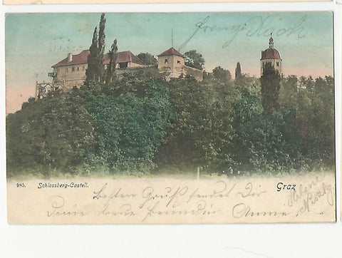 AK Graz. Schlossberg-Castell.