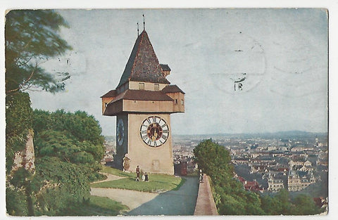 AK Graz. Uhrturm am Schlossberg.