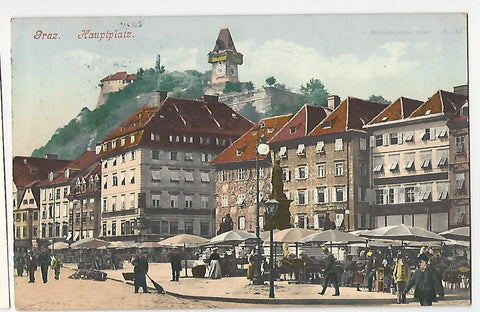 AK Graz. Hauptplatz.