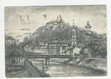 AK Schloßberg von der Radetzkybrücke.