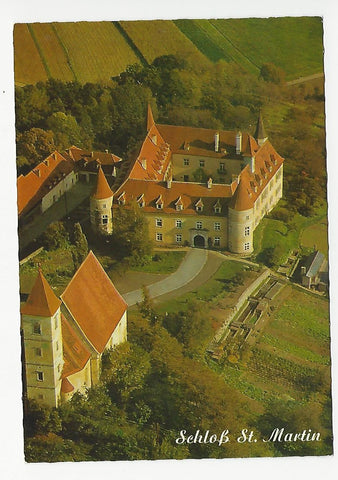 AK Graz. Schloß St. Martin. Volksbildungsheim.