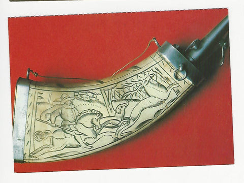 AK Landeszeughaus Graz. Pulverflasche aus Rinderhorn. Kalender 1988 die steiermärkische Sparkasse.
