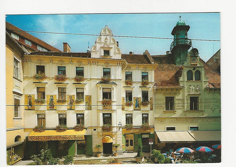 AK Graz, Glockenspielplatz mit Glockenspiel.