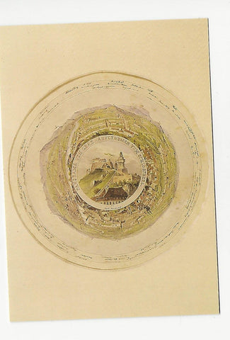 AK Panorama von Graz. Carl Reichert. Aquarell, Stadtmuseum Graz.