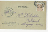 Export-Gesellschaft Matheis, Suppanz, Koritschan & Co., Graz. Tagespreise. Gelaufen 1900.