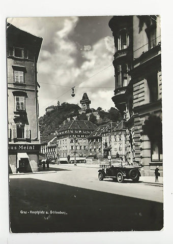 AK Graz - Hauptplatz u. Schlossberg.