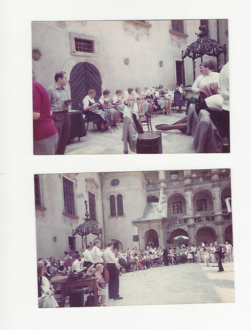 2 Fotos Roseggerfeier im Landhaus (Graz) am 25.6.1983.