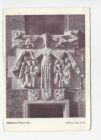 AK Fatimakirche Graz-Münzgraben. Schutzfrau Österreichs. Bildhauer Sepp Troyer.