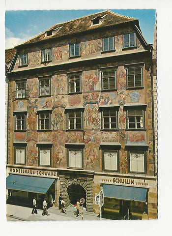 AK Graz. Bemaltes Haus in der Herrengasse.