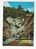 AK Graz. Schloßbergstiege. Gelaufen mit Sonderstempel Grazer Herbstmesse 3.10.1973.