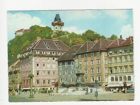 AK Graz, Hauptplatz. Ungelaufen. Großformat. Verlag: Graf. Nummeriert: 501-357. Zustand: gut.
