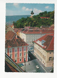 AK Graz. Schauspielhaus mit Uhrturm.