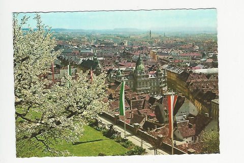 AK Graz. Blick vom Schloßberg gegen Süden.