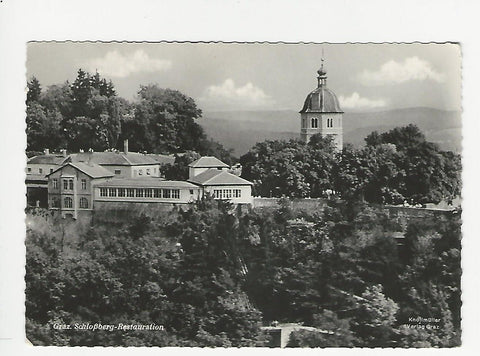 AK Graz. Schloßberg-Restauration. Aus dem Kulturfilm Zwischenlandung Graz.