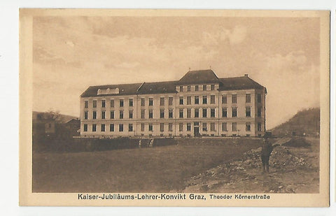 AK Graz. Kaiser-Jubiläums-Lehrer-Konvikt. Theodor Körnerstraße.