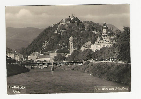 AK Graz. Blick zum Schloßberg.
