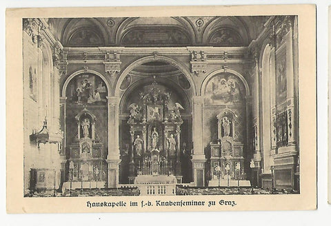 AK Hauskapelle im f.-b. Knabenseminar zu Graz.