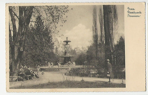 AK Graz. Stadtparkbrunnen.